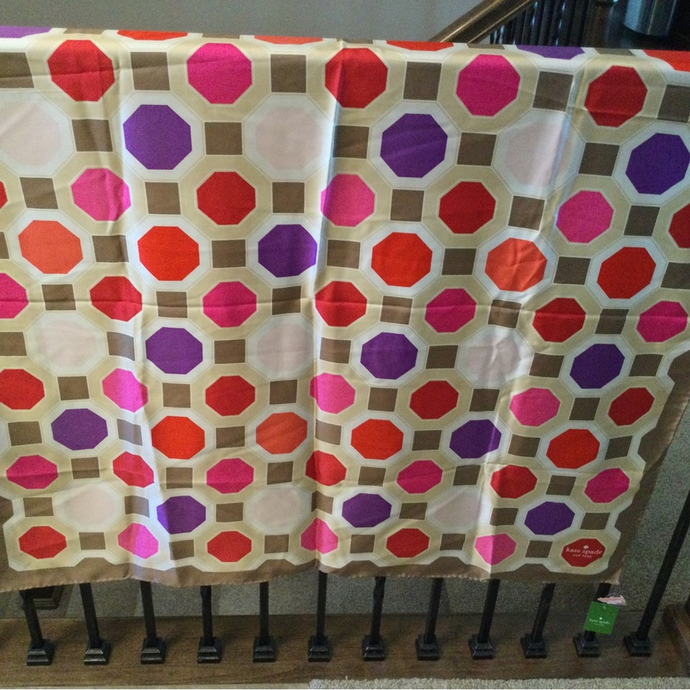 Kate Spade silk scarf